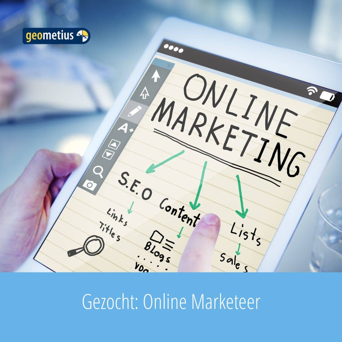 online marketeer; geometius; marketing; vacature