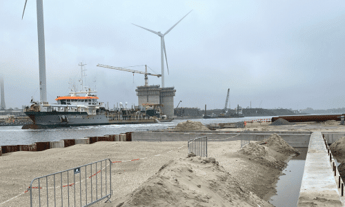 Werkzaamheden selectieve ontrekking Zeesluis IJmuiden; maatvoering