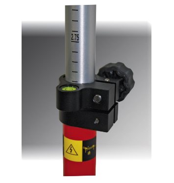 pol-40024 2-delige aluminium prismastok 2,6 meter 2; geometius