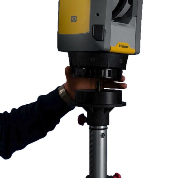 Adapter statief Trimble X7 - quick release, 17mm hoog - ASY-20009