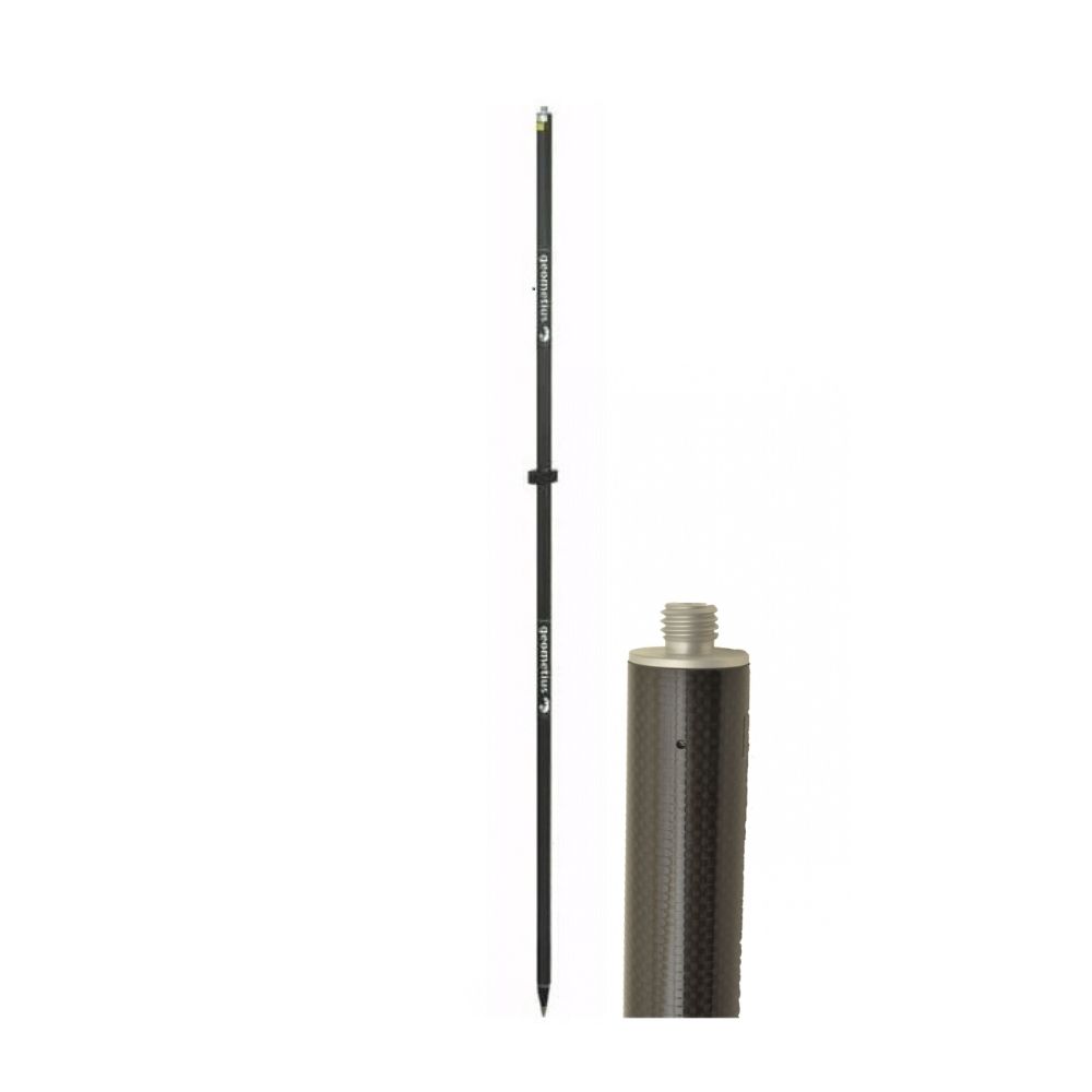 GPS stok Geometius 2-delig – carbon fiber, incl. doosniveau, 2m – 5128-00
